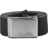 FJALLRAVEN Canvas Belt Dark Grey
