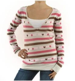 Animal Jacquard V Knit