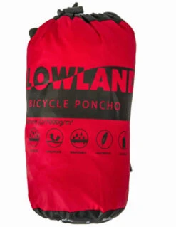 Lowland Fietsponcho – Rood -Fjallraven Exporteren Winkel Fietsponcho rood4