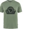 FJALLRAVEN Abisko Wool Classic Shortsleeve Man Patina Green