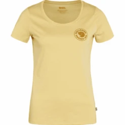 FJALLRAVEN Logo T-shirt W Mais Yellow