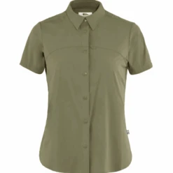 FJALLRAVEN High Coast Lite Shirt Ss W Grn