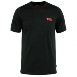 FJALLRAVEN Abisko Wool Logo Ss M Black