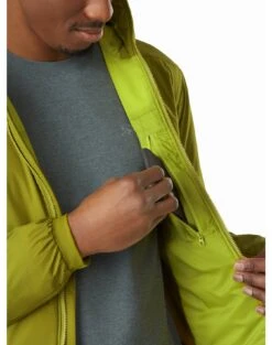 Arc'teryx Arc’Teryx Atom LT Jas – Heren – Blauw -Fjallraven Exporteren Winkel atom lt hoody elytron internal security pocket