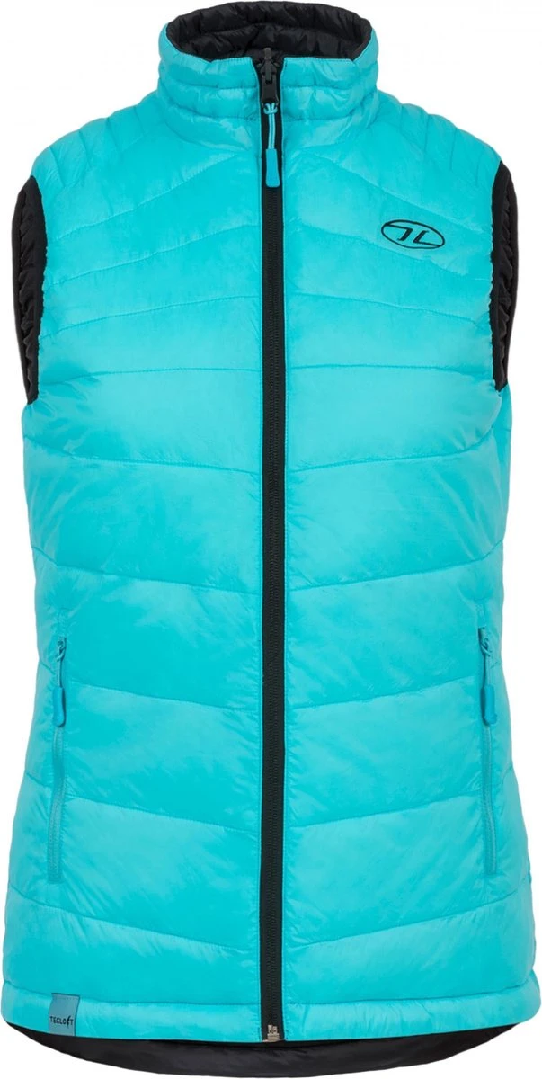Highlander – Reversible Bodywarmer – Dames Bk/tur 2 Highlander – Reversible Bodywarmer – Dames Bk/tur - Afbeelding 2