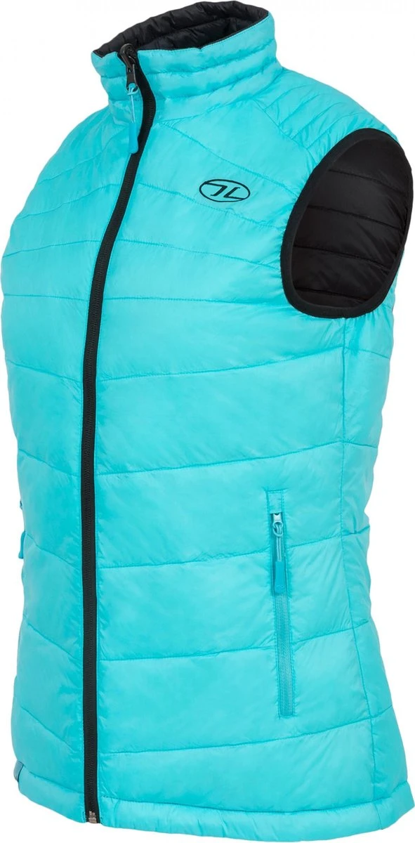 Highlander – Reversible Bodywarmer – Dames Bk/tur 4 Highlander – Reversible Bodywarmer – Dames Bk/tur - Afbeelding 4