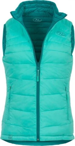 HIGHLANDER Ladies Reversible Gilet -mint
