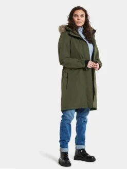 DIDRIKSONS Erika Parka Dames – Groen -Fjallraven Exporteren Winkel didriksons3 scaled 1