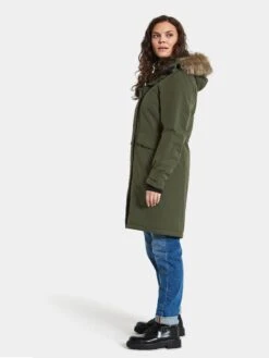 DIDRIKSONS Erika Parka Dames – Groen -Fjallraven Exporteren Winkel didriksons4 scaled 1