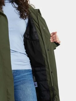 DIDRIKSONS Erika Parka Dames – Groen -Fjallraven Exporteren Winkel didriksons5 1 scaled 1