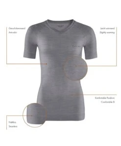 FALKE Dames T-shirt Wool-Tech Light – Zwart -Fjallraven Exporteren Winkel falke22