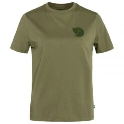 FJALLRAVEN Fox Boxy Logo T W Green