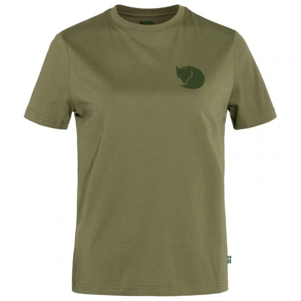 FJALLRAVEN Fox Boxy Logo T W Green 1 FJALLRAVEN Fox Boxy Logo T W Green