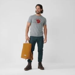 Fjallraven FJÄLLRÄVEN Fox T-shirt Man – Grey Melange -Fjallraven Exporteren Winkel fr87