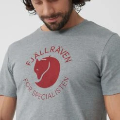 Fjallraven FJÄLLRÄVEN Fox T-shirt Man – Grey Melange -Fjallraven Exporteren Winkel fr89