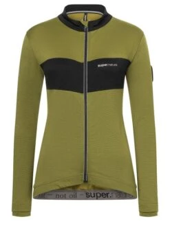 Super.natural Super Natural W Grava LS Jersey -Avocado-black
