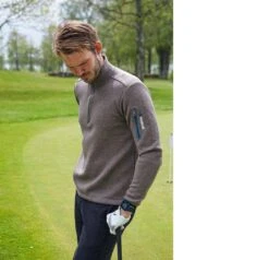 IVANHOE OF SWEDEN Assar Half Zip Windbreaker – Pine Bark -Fjallraven Exporteren Winkel iv3