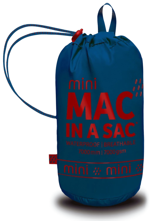 Mac In A Sac – Regenjas Kids Electric-blue 2 Mac In A Sac – Regenjas Kids Electric-blue - Afbeelding 2