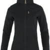 FJALLRAVEN Keb Fleece Hoody Dames – Zwart