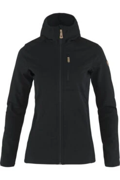 FJALLRAVEN Keb Fleece Hoody Dames – Zwart