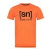 Super.natural Super Natural – Heren Logo T-shirt – Tangerine Tango