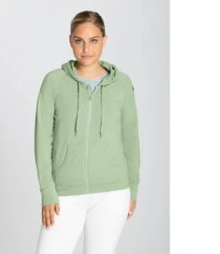 Super.natural Super Natural Women Essential Zip Hoodie – Celadan Green -Fjallraven Exporteren Winkel sn22