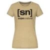 Super.natural Super Natural – Dames Logo T-shirt – Olive Grey