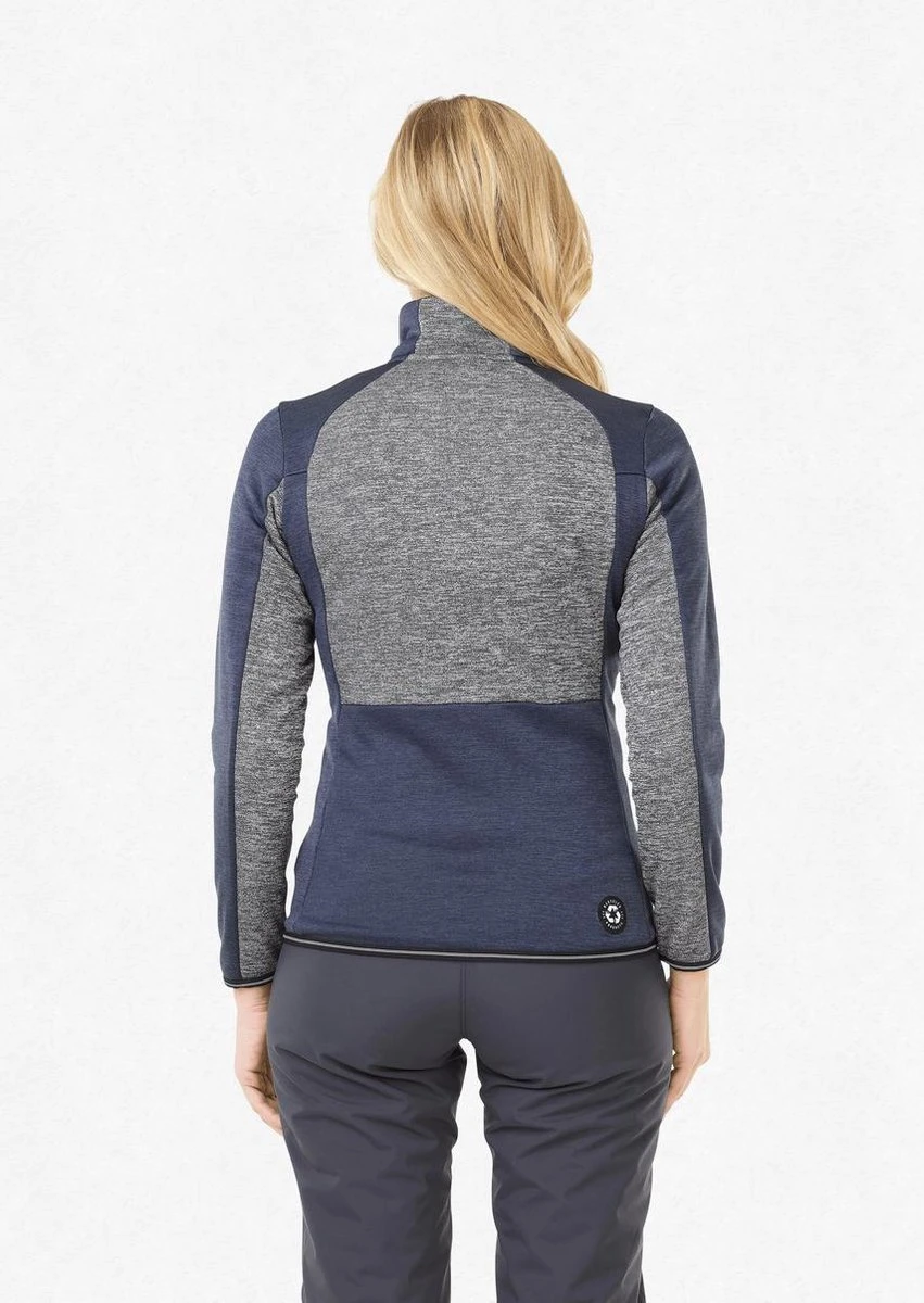 Picture – Gate Fleece Jacket – Dark Blue 2 Picture – Gate Fleece Jacket – Dark Blue - Afbeelding 2