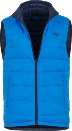 Highlander Bodywarmer – Reversible – Heren – Navy-l.blue -Fjallraven Exporteren Winkel vest3 1