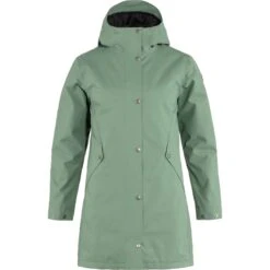 FJALLRAVEN Visby 3 In1 Dames Parka – Patina Green