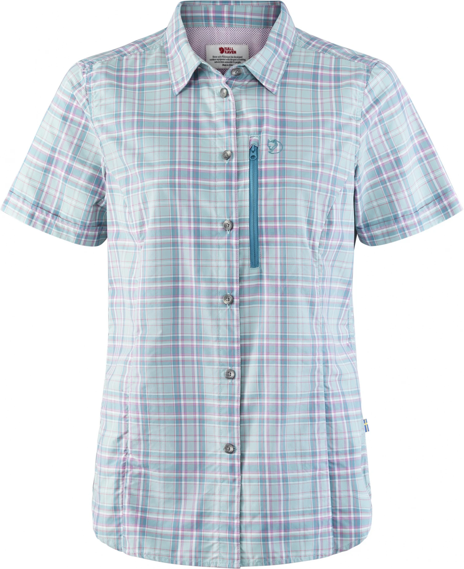 Fjallraven Abisko Hike Shirt Ss W Lagoon 1 Fjallraven Abisko Hike Shirt Ss W Lagoon