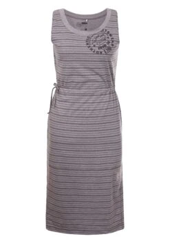 Torstai Jurk – Fie – Dames – Grijs/bruin