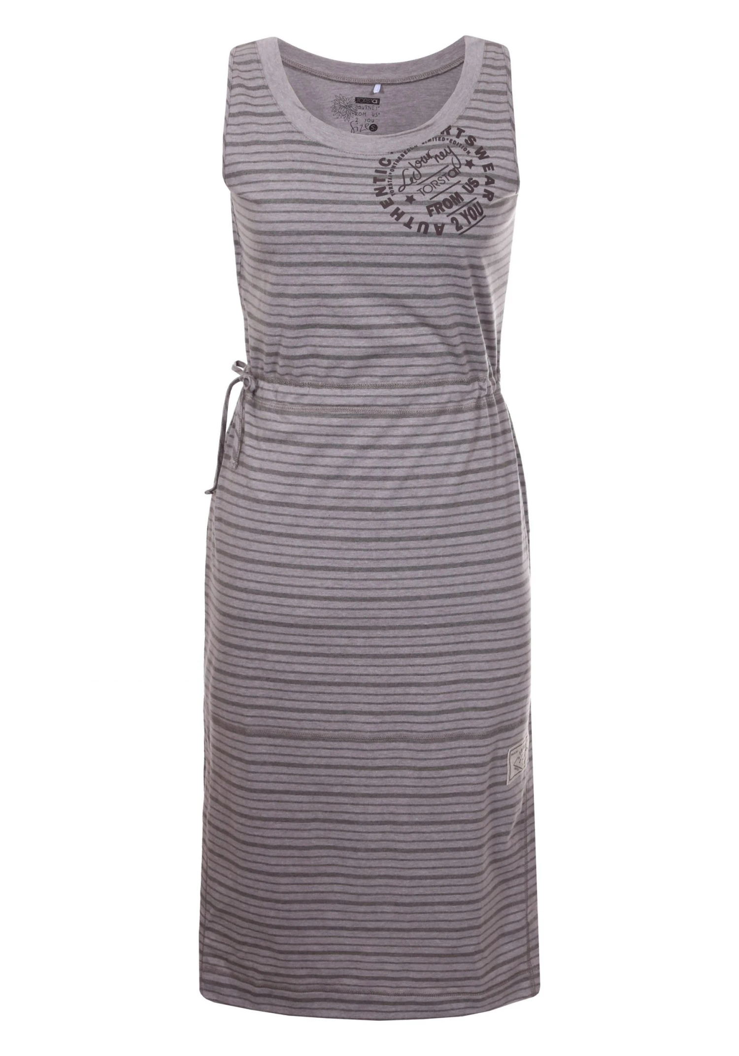 Torstai Jurk – Fie – Dames – Grijs/bruin 1 Torstai Jurk – Fie – Dames – Grijs/bruin